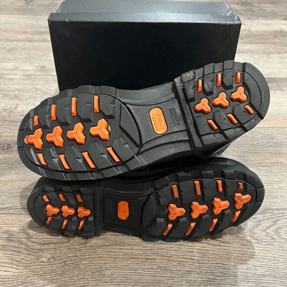 Harley Davidson Leather Waterproof Motorcycle Boots Black FXRG5 FXRG-5 Mens 11.5 - Picture 10 of 12